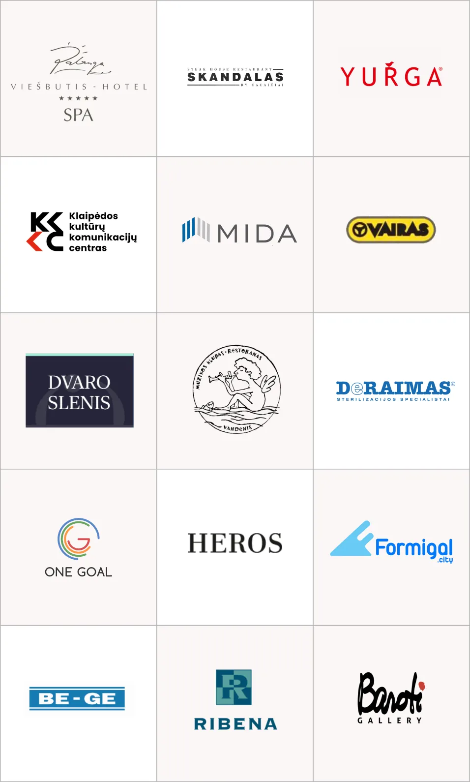 Selected web clients